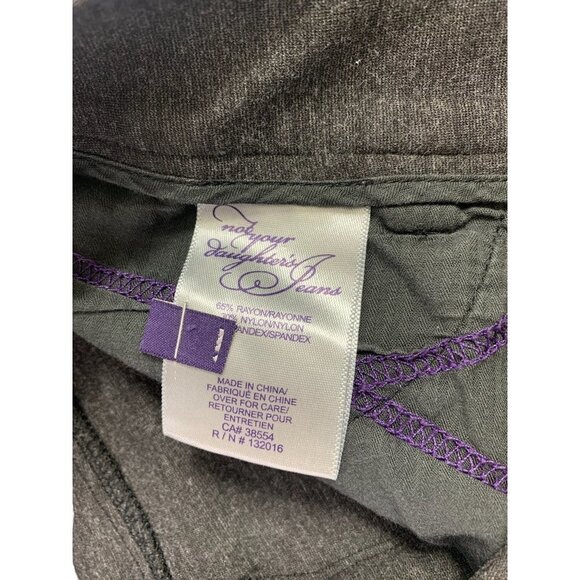 Not Your Daughters Jeans Women's Dark Charcoal Pants - Picture 6 of 9